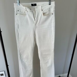 7 for all Mankind high waist slim kick jeans